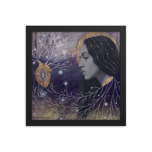 My Silent Sorrow (AR) - Framed Digital Art