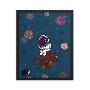Once Upon a Time in Space (AR) - Framed Digital Art