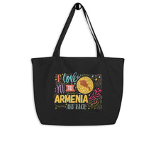 Load image into Gallery viewer, Love to Armenian - Large Tote Bag