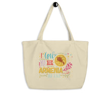 Load image into Gallery viewer, Love to Armenian - Large Tote Bag